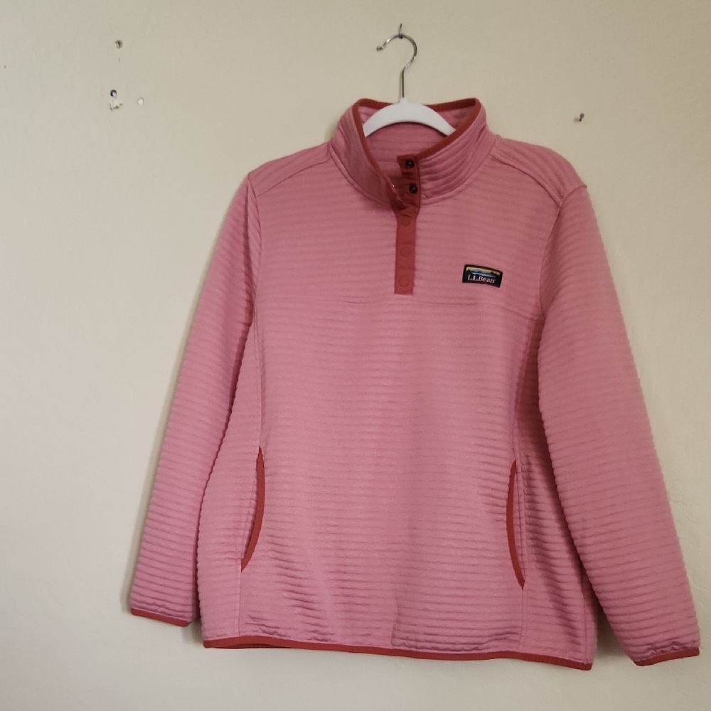 L.L. Bean Pink  Turtle Neck Sweater